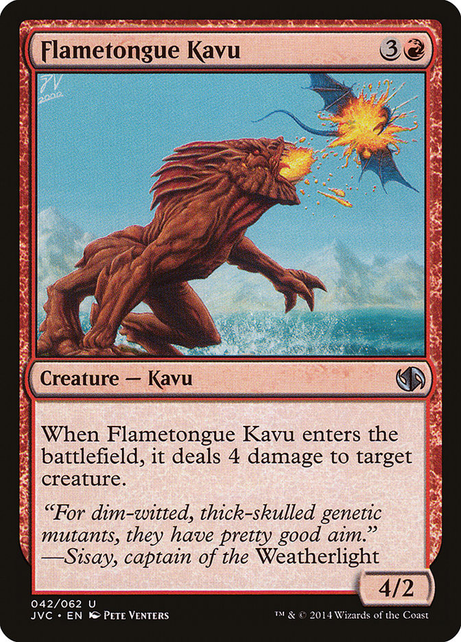 Flametongue Kavu [Duel Decks Anthology] | Devastation Store