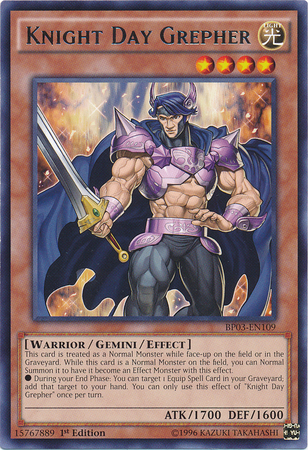 Knight Day Grepher [BP03-EN109] Rare | Devastation Store