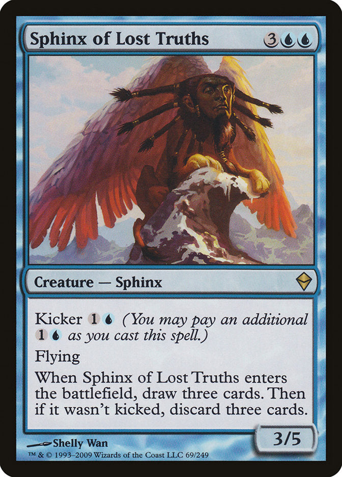 Sphinx of Lost Truths [Zendikar] | Devastation Store