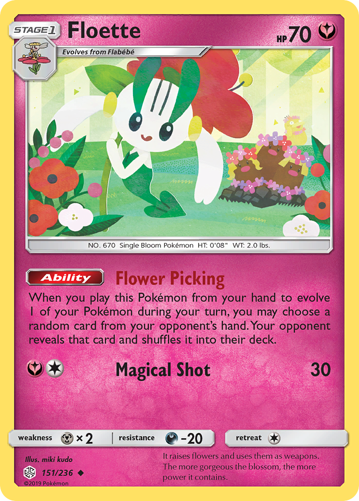 Floette (151/236) [Sun & Moon: Cosmic Eclipse] | Devastation Store