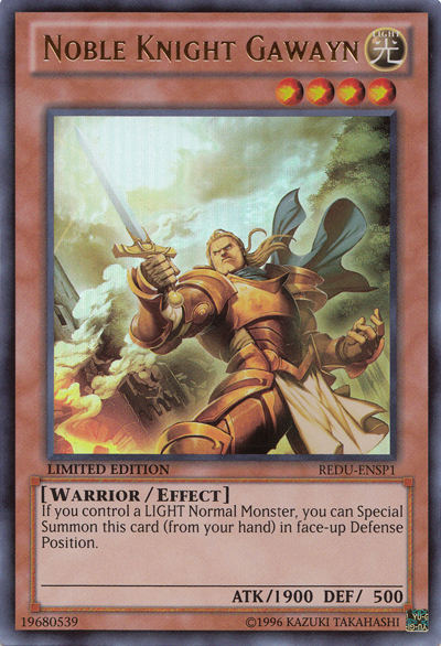 Noble Knight Gawayn [REDU-ENSP1] Ultra Rare | Devastation Store