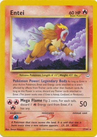 Entei (17/64) [Neo Revelation Unlimited] | Devastation Store