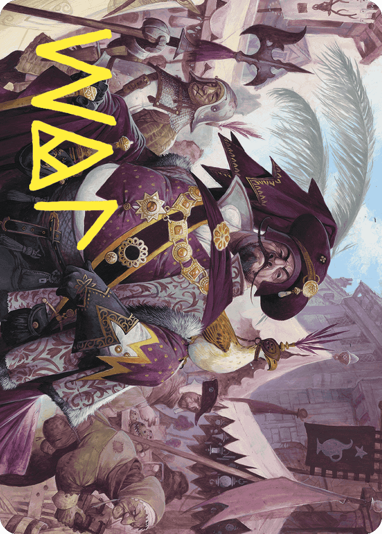 Discerning Financier Art Card (Gold-Stamped Signature) [Wilds of Eldraine Art Series] | Devastation Store