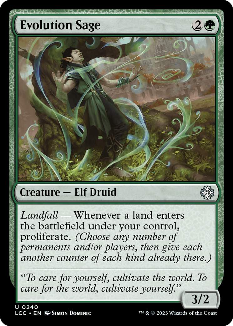 Evolution Sage [The Lost Caverns of Ixalan Commander] | Devastation Store