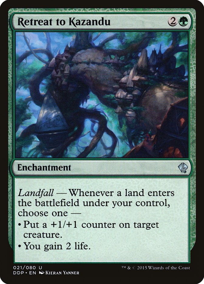 Retreat to Kazandu [Duel Decks: Zendikar vs. Eldrazi] - Devastation Store | Devastation Store