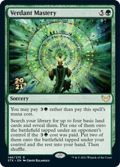 Verdant Mastery [Strixhaven: School of Mages Prerelease Promos] | Devastation Store