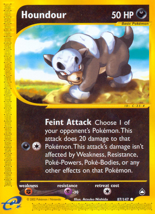 Houndour (87/147) [Aquapolis] | Devastation Store