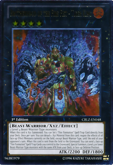Brotherhood of the Fire Fist - Tiger King [CBLZ-EN048] Ultimate Rare | Devastation Store