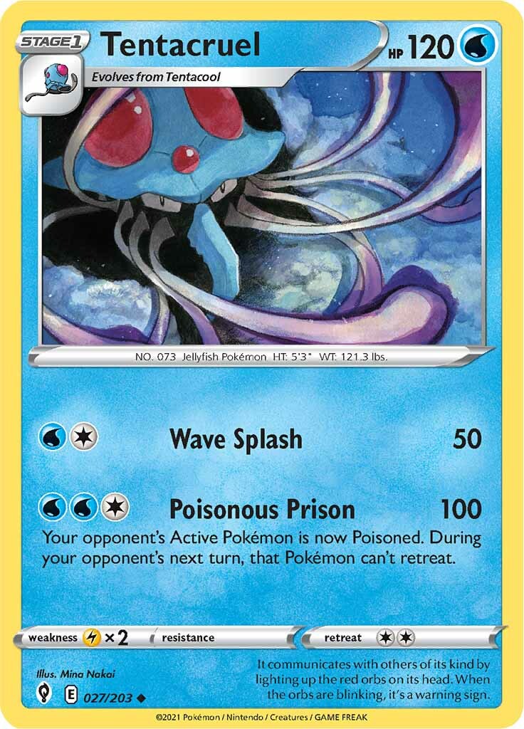 Tentacruel (027/203) [Sword & Shield: Evolving Skies] | Devastation Store