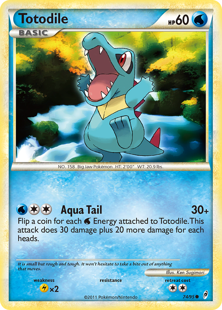 Totodile (74/95) [HeartGold & SoulSilver: Call of Legends] | Devastation Store