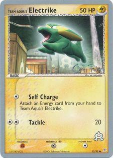 Team Aqua's Electrike (53/95) (Blaziken Tech - Chris Fulop) [World Championships 2004] | Devastation Store