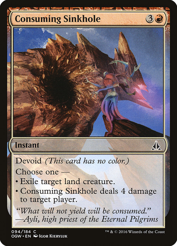 Consuming Sinkhole [Oath of the Gatewatch] - Devastation Store | Devastation Store