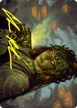 Dina, Soul Steeper Art Card (Gold-Stamped Signature) [Strixhaven: School of Mages Art Series] | Devastation Store