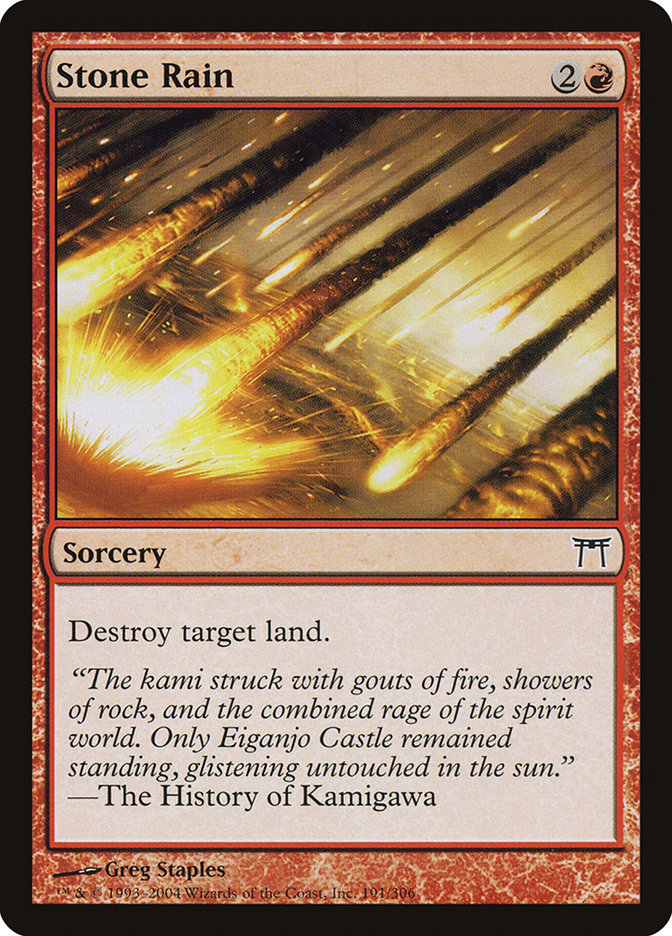 Stone Rain [Champions of Kamigawa] - Devastation Store | Devastation Store
