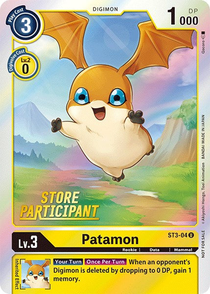 Patamon [ST3-04] (Store Participant) [Starter Deck: Heaven's Yellow Promos] | Devastation Store