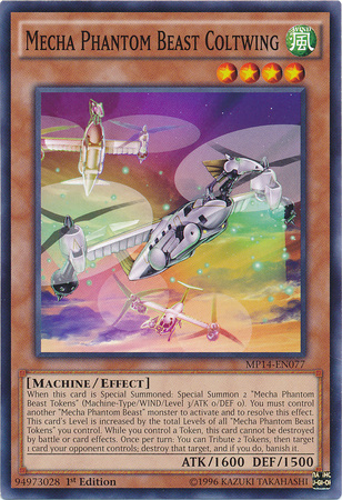 Mecha Phantom Beast Coltwing [MP14-EN077] Common | Devastation Store
