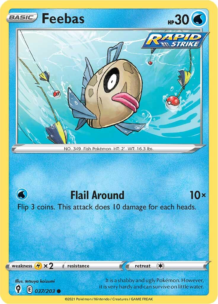 Feebas (037/203) [Sword & Shield: Evolving Skies] | Devastation Store