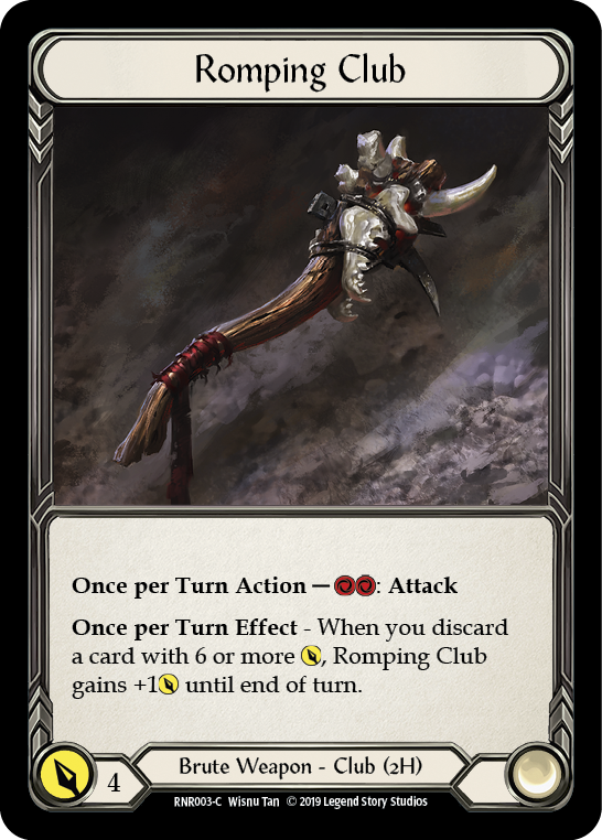 Romping Club [RNR003-C] (Rhinar Hero Deck)  1st Edition Normal | Devastation Store