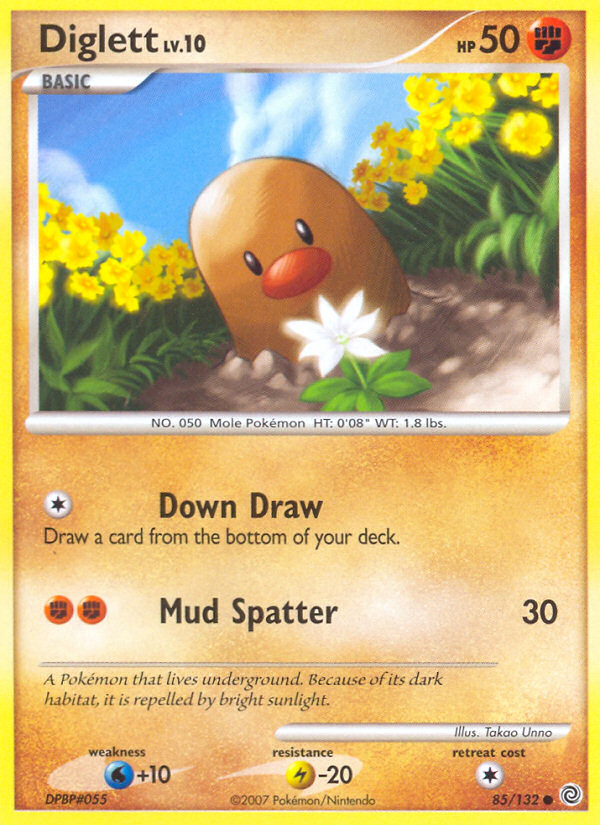 Diglett (85/132) [Diamond & Pearl: Secret Wonders] | Devastation Store