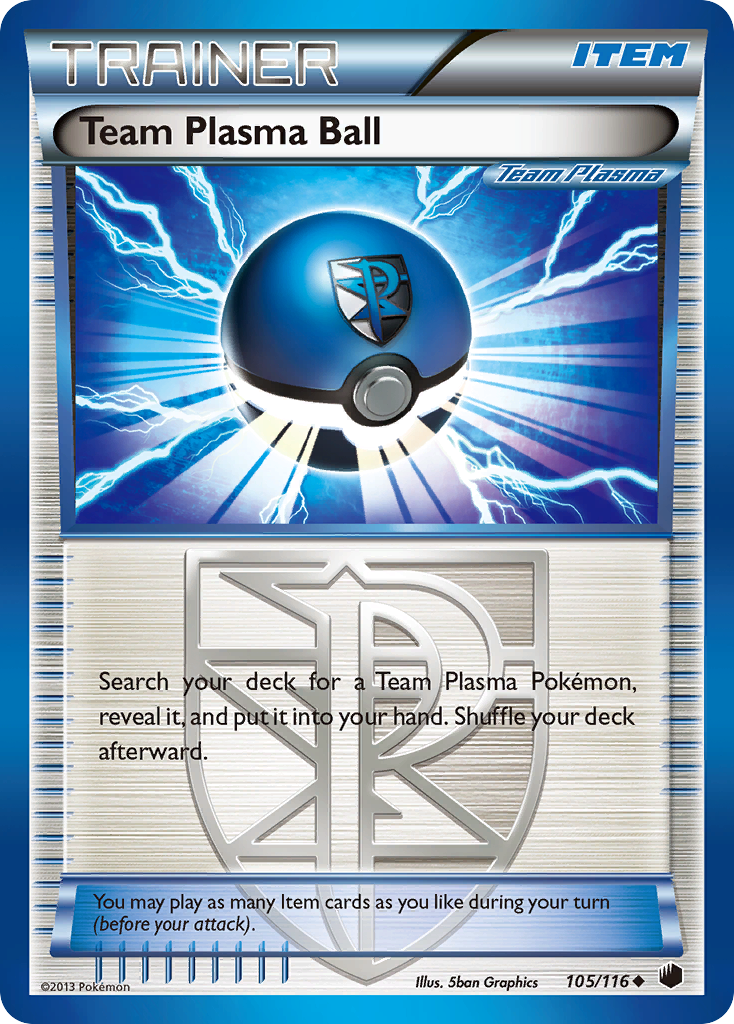 Team Plasma Ball (105/116) [Black & White: Plasma Freeze] | Devastation Store