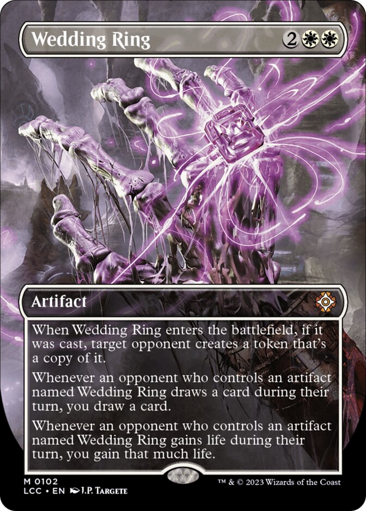 Wedding Ring (Borderless) [The Lost Caverns of Ixalan Commander] | Devastation Store