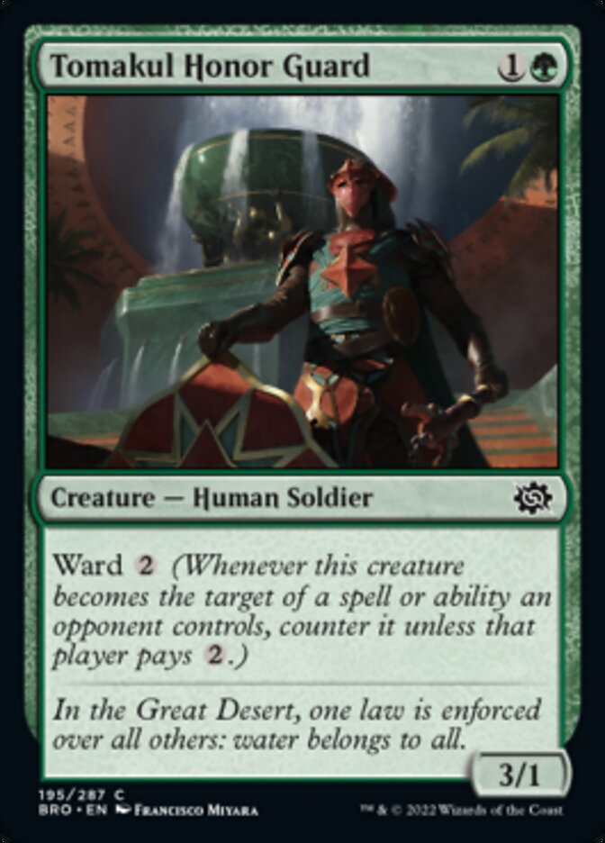 Tomakul Honor Guard [The Brothers' War] | Devastation Store