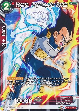 Vegeta, Preparing for Battle [EX07-02] | Devastation Store