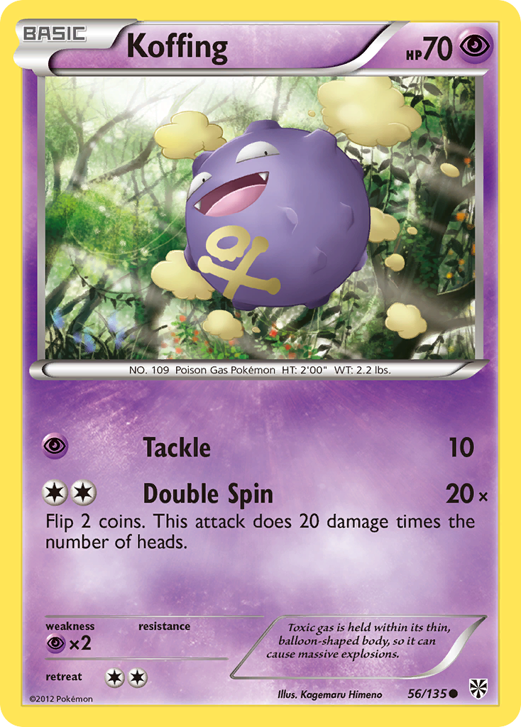 Koffing (56/135) [Black & White: Plasma Storm] | Devastation Store