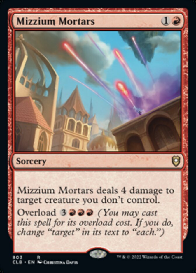 Mizzium Mortars [Commander Legends: Battle for Baldur's Gate] | Devastation Store