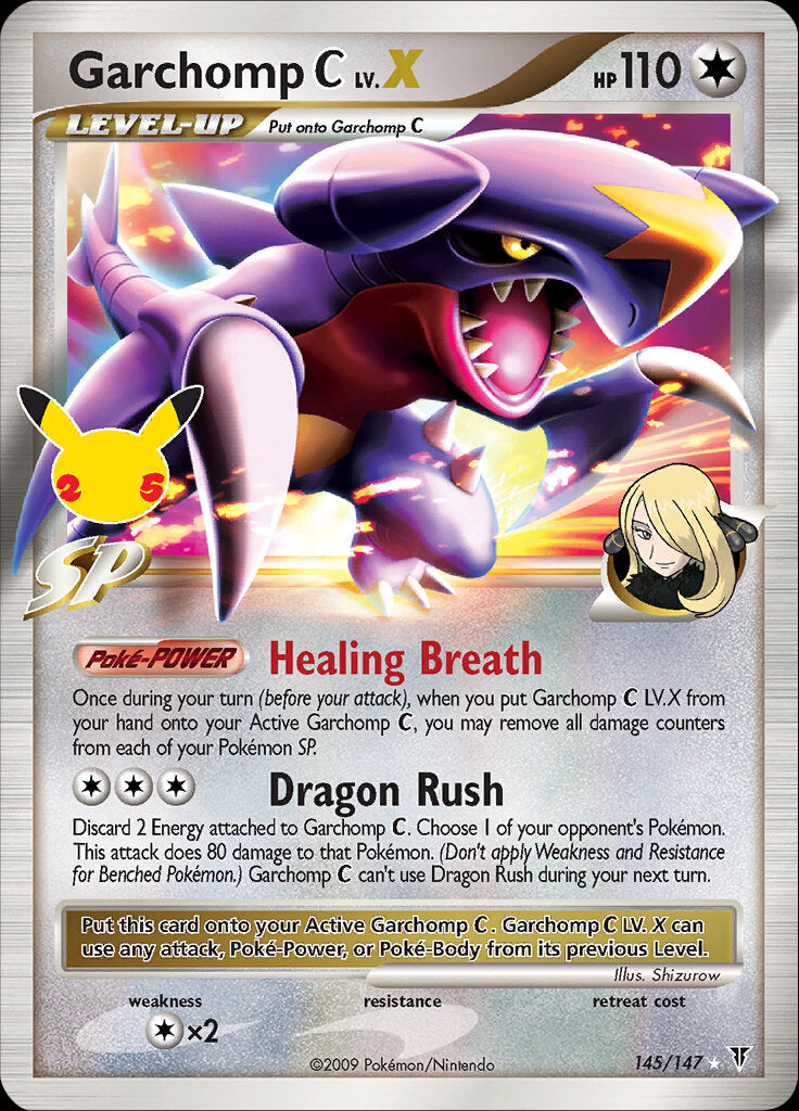 Garchomp C LV.X (145/147) [Celebrations: 25th Anniversary - Classic Collection] | Devastation Store