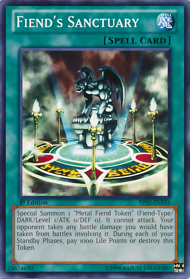 Fiend's Sanctuary [BP02-EN151] Mosaic Rare | Devastation Store
