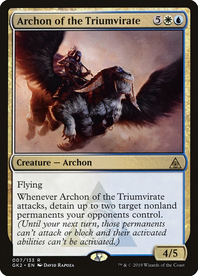 Archon of the Triumvirate [Ravnica Allegiance Guild Kit] | Devastation Store