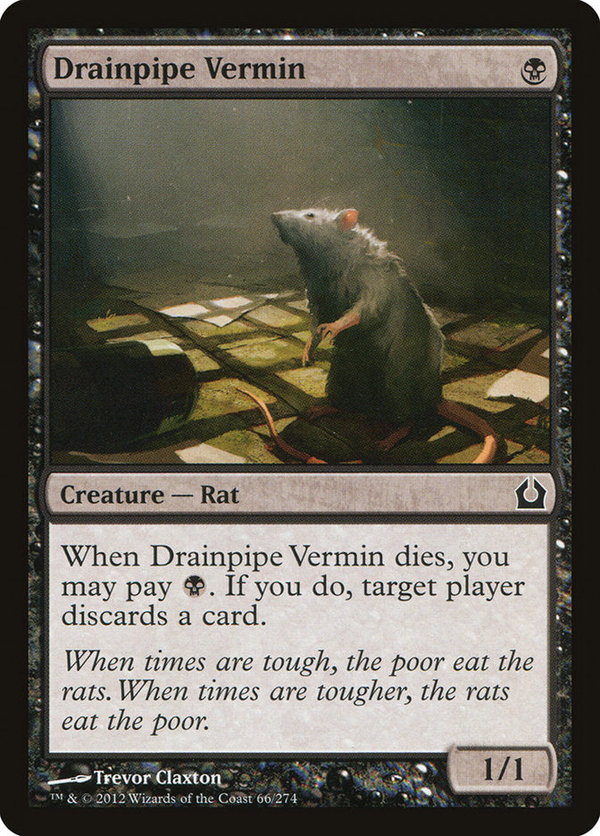 Drainpipe Vermin [Return to Ravnica] - Devastation Store | Devastation Store