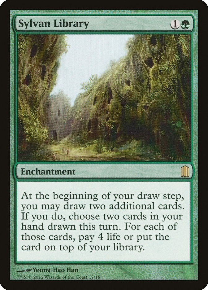 Sylvan Library [Commander's Arsenal] - Devastation Store | Devastation Store