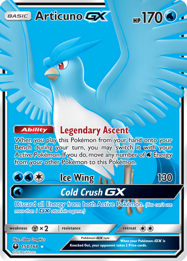 Articuno GX (154/168) [Sun & Moon: Celestial Storm] | Devastation Store