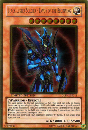 Black Luster Soldier - Envoy of the Beginning [GLD4-EN013] Gold Rare | Devastation Store