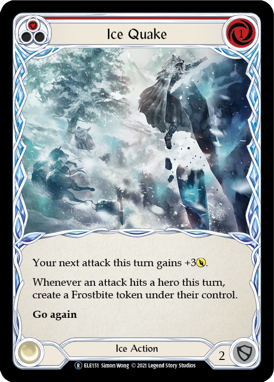 Ice Quake (Red) [U-ELE151] Unlimited Normal | Devastation Store