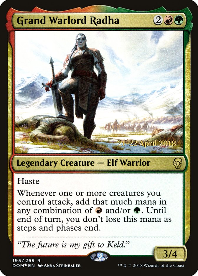 Grand Warlord Radha  [Dominaria Prerelease Promos] - Devastation Store | Devastation Store