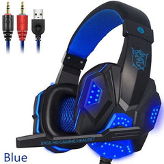 Auriculares EastVita PC780 para Gamer, auriculares estéreo con sonido y micrófono, luz LED - Devastation Store | Devastation Store