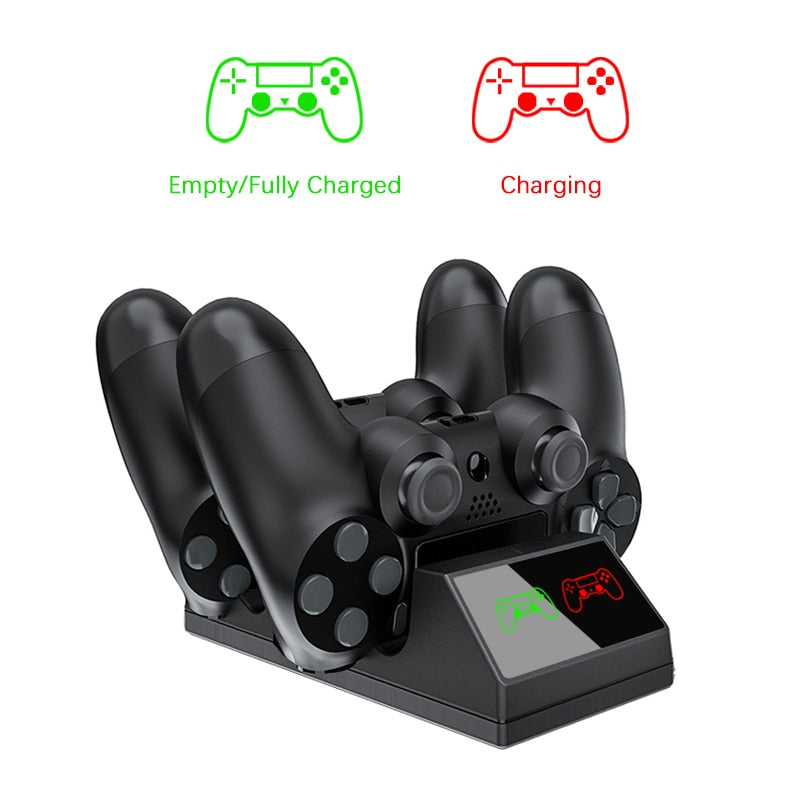 PS4 Controller Charger USB Charging Station - Devastation Store | Devastation Store