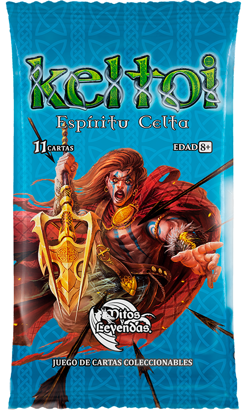 Caja 24 sobres KELTOI, Mitos y leyendas - Devastation Store | Devastation Store